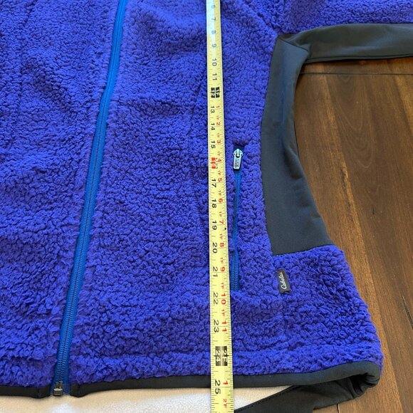 NWT Cabela's Women's Blue Sweater Full Zip Fleece Size Medium - Picture 7 of 14